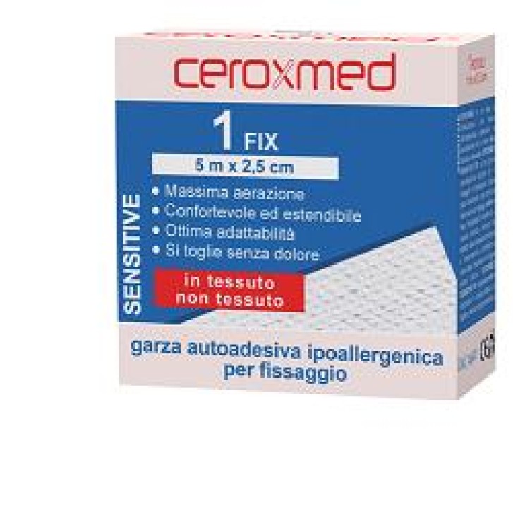 Ceroxmed Sensitive Fix Garza da Medicazione m 5 x 2,5 cm