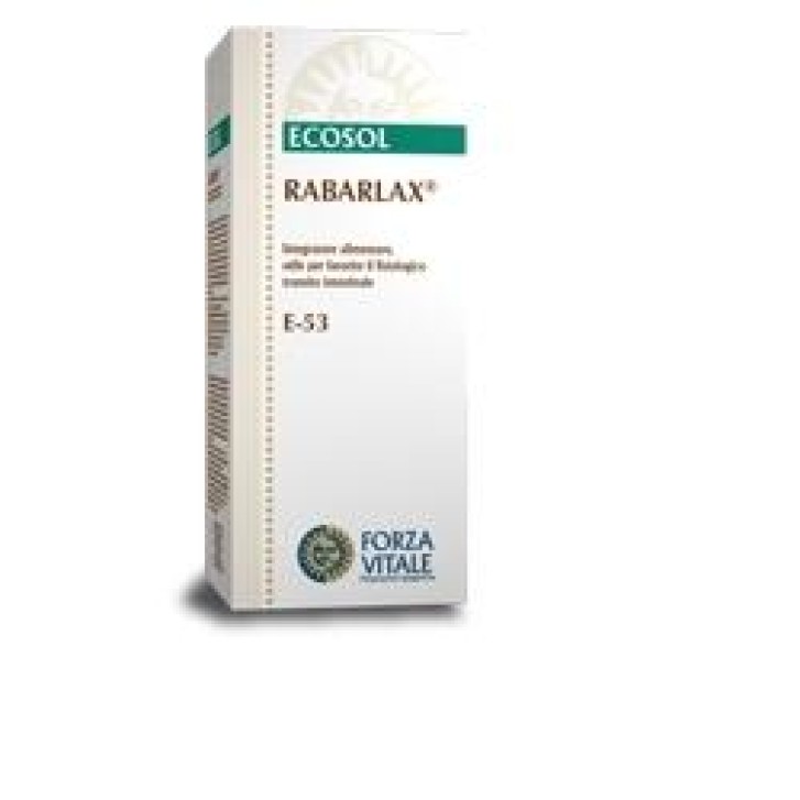 Ecosol Rabarlax Grani 25 grammi - Integratore Alimentare