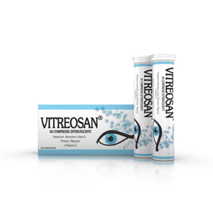 Vitreosan 40 Compresse Effervescenti - Integratore di Potassio e Vitamina C