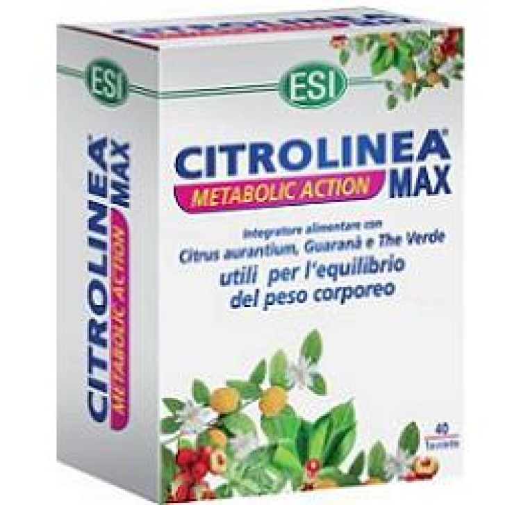 Esi Citrolinea Max 40 Tavolette - Integratore Metabolismo Lipidi