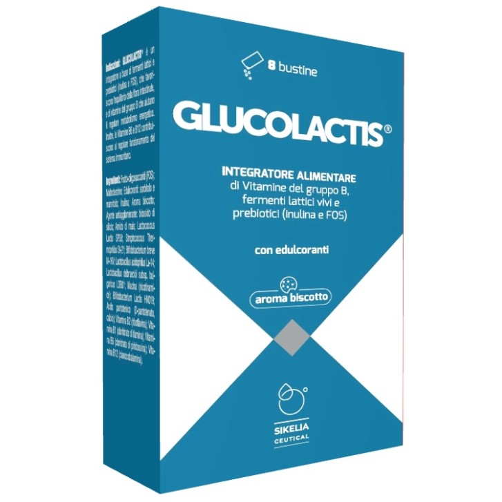 Glucolactis 8 Flaconcini - Integratore Benessere Intestinale