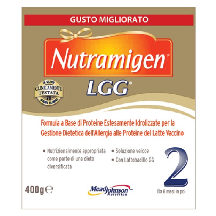 Nutramigen 2 LGG Latte in Polvere per Allergie alle Proteine del Latte Vaccino 400 grammi
