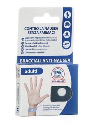 P6 Nausea Control Bracciali Antinausea 2 pezzi