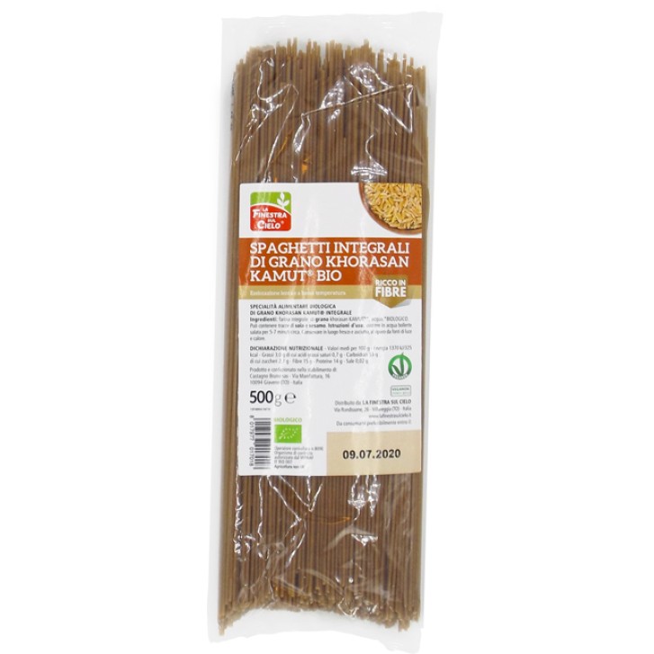 La Finestra sul Cielo Pasta Spaghetti Integrali di Kamut 500 grammi