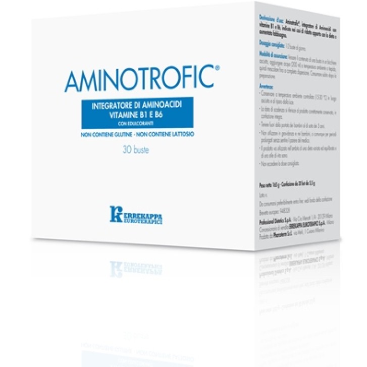 Aminotrofic 30 Bustine - Integratore di Aminoacidi con Vitamine B1 e B6