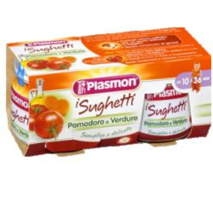 Plasmon Sughetti Pomodoro e Verdure 2 x 80 grammi