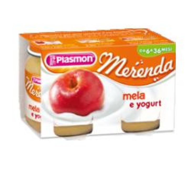 Plasmon Dessert Omogeneizzato Yogurt Mela 2 x 120 grammi