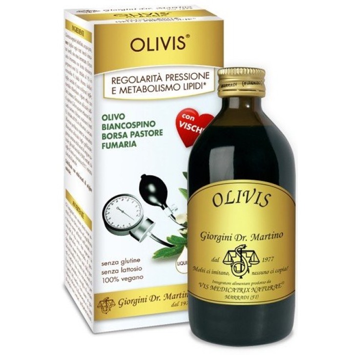 Olivis Liquido Gocce 200 ml Dr. Giorgini - Integratore Pressione Arteriosa