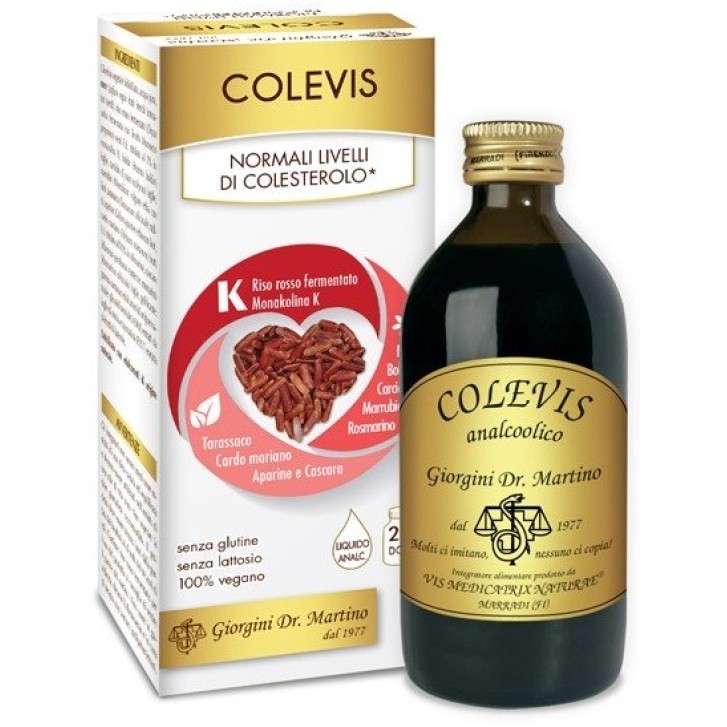 Colevis Liquido Analcolico 200 ml Dr. Giorgini - Integratore per il Colesterolo