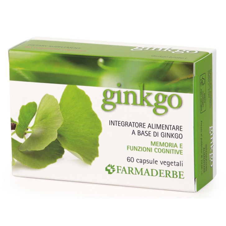 Farmaderbe Ginkgo Biloba 60 Capsule - Integratore Antiossidante