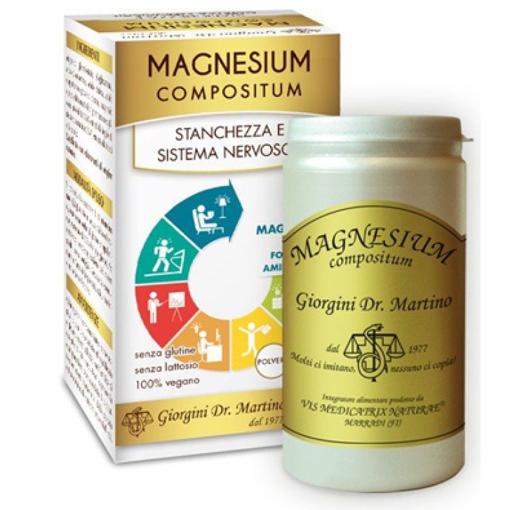 Magnesium Compositum Polvere 100 grammi Dr. Giorgini - Integratore Stanchezza e Nervosismo