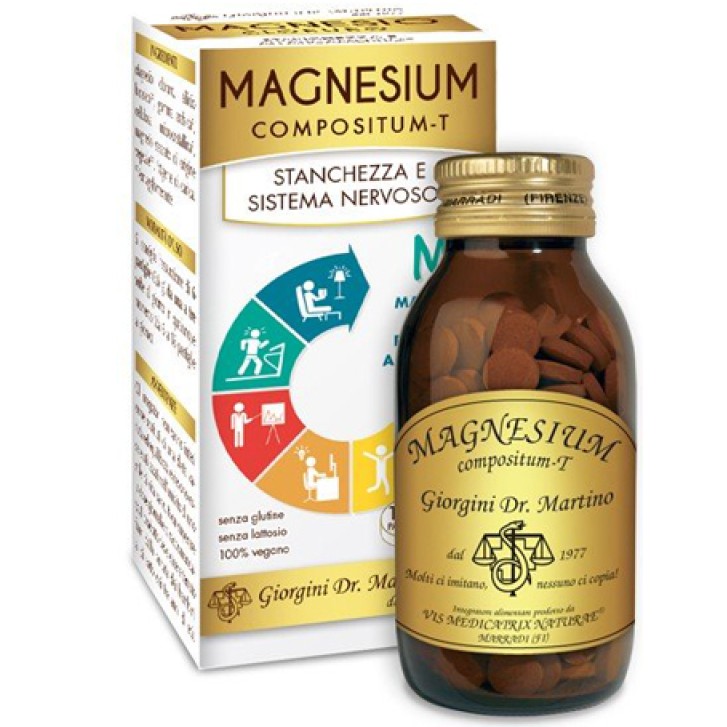 Magnesium Compositum-T 140 Compresse Dr. Giorgini - Integratore Stanchezza e Nervosismo