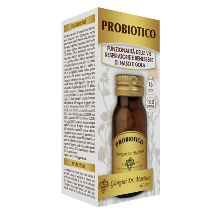 Probiotico 100 Pastiglie Dr. Giorgini - Integratore Difese Immunitarie