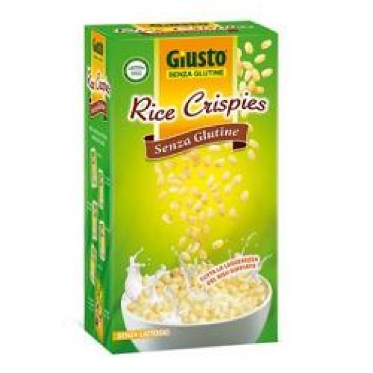 Giusto Senza Glutine Riso Soffiato Rice Crispies Gluten Free 250 grammi