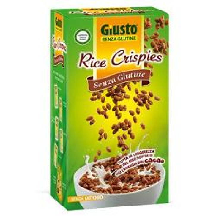Giusto Senza Glutine Riso Soffiato al Cacao Rice Crispies Gluten Free 250 grammi
