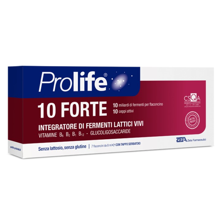 ProLife 10 Forte 7 Flaconcini - Integratore Fermenti Lattici Vivi