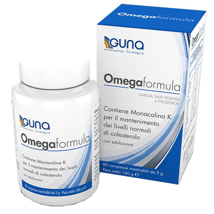 Guna OmegaFormula 80 Compresse - Integratore per il Colesterolo