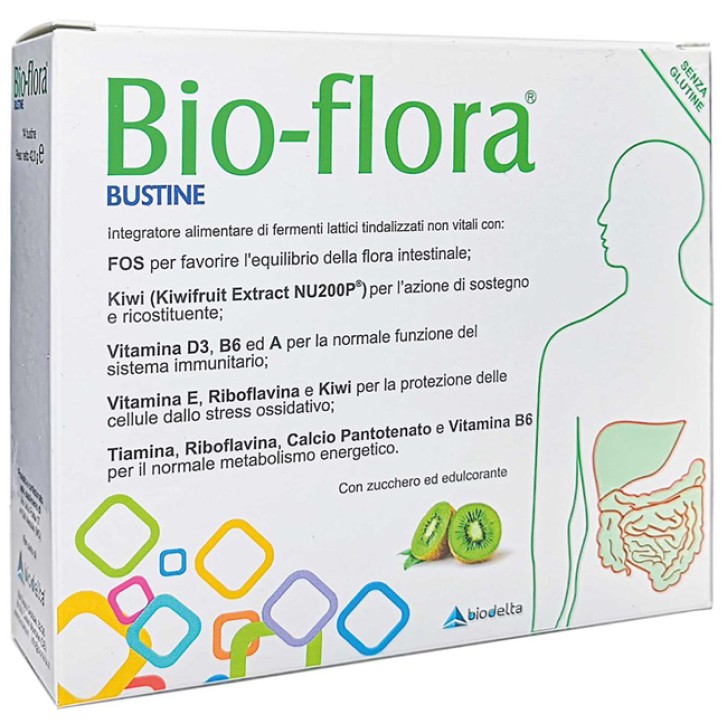 Bioflora 14 Bustine - Integratore Alimentare Fermenti Lattici