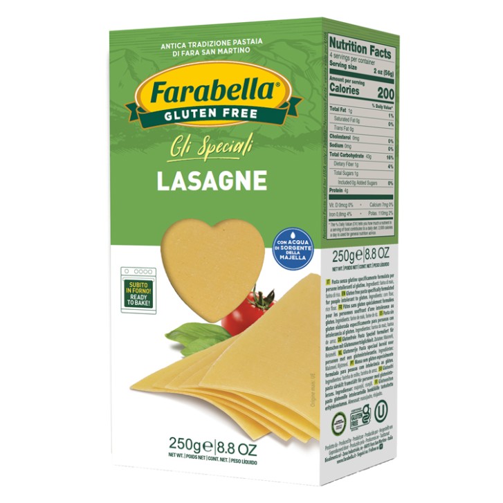 Farabella Pasta Senza Glutine Lasagne 250 grammi