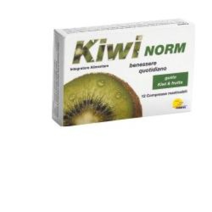 Kiwinorm 12 Compresse Masticabili - Integratore Alimentare