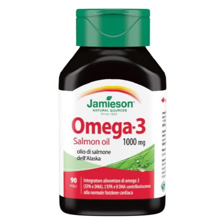 Omega 3 Salmon Oil 90 Perle - Integratore per il Colesterolo