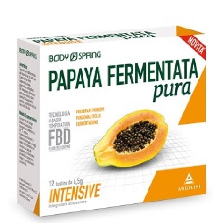 Body Spring Papaya Fermentata 12 Buste - Integratore Alimentare