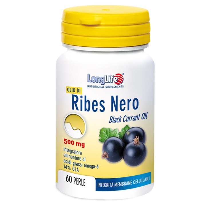 Longlife Olio di Ribes Nero 60 Perle - Integratore Pelle