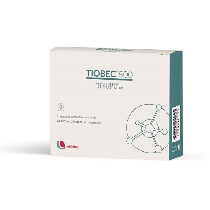 Tiobec 800 10 Bustine - Integratore Metabolismo Energetico