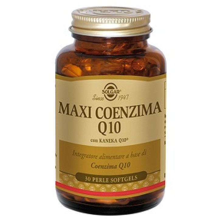 Solgar MaxiCoenzima Q10 30 Perle - Integratore Antiossidante