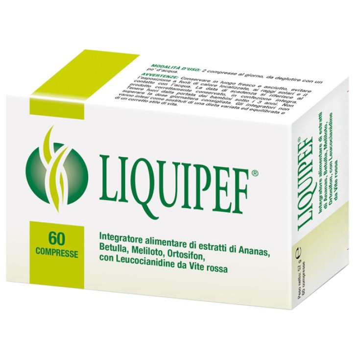 Liquipef 60 Compresse - Integratore Anticellulite