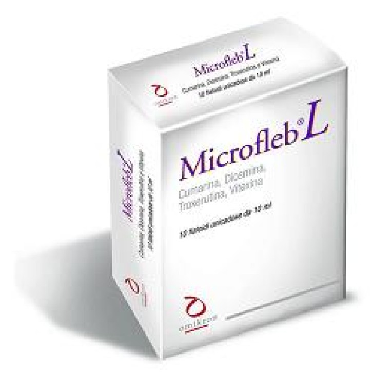 Microfleb L 10 Fiale Monodose - Integratore Sistema Linfatico