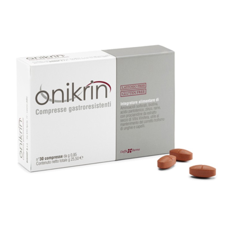 Onikrin 30 Compresse - Integratore Capelli e Unghie