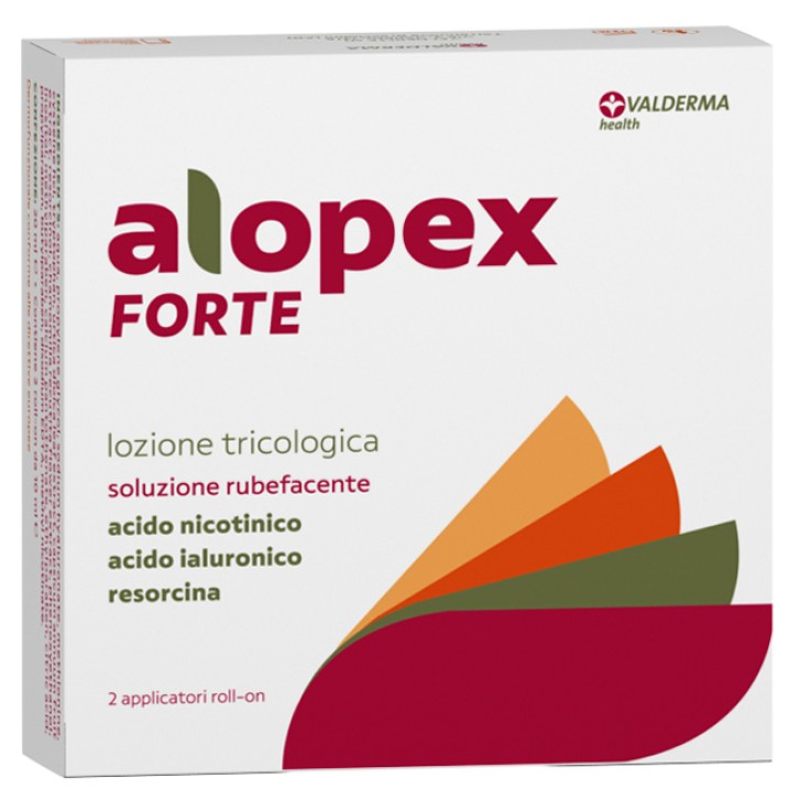 Alopex Forte Lozione Tricologica Alopecia Barba Capelli 4 x 10 ml