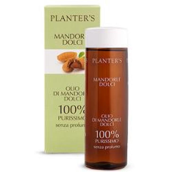 Planter's Olio Mandorle 100% Senza Profumo Idratante Corpo 200 ml