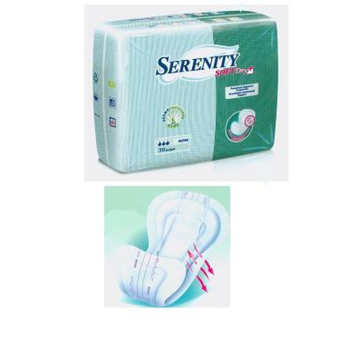 Serenity Soft Dry Pannolone Per Incontinenza A Mutandina Aloe Maxi Misura Medium 15 Pezzi