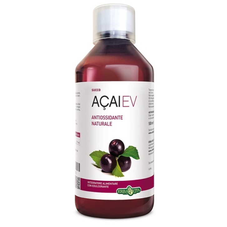 Erba Vita Acai-Ev Succo 500 ml - Integratore Antiossidante