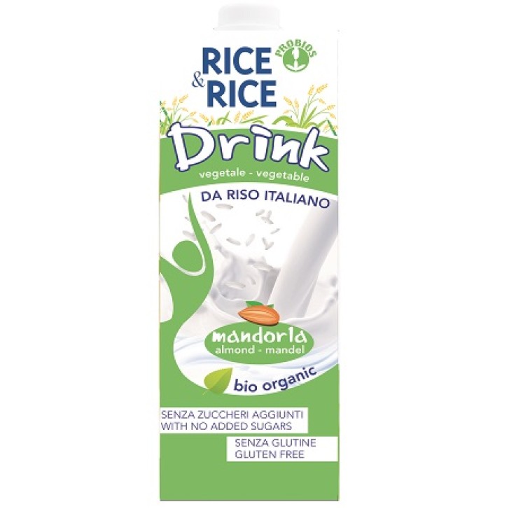 Rice&Rice Bevanda di Riso con Mandorle 1000 ml