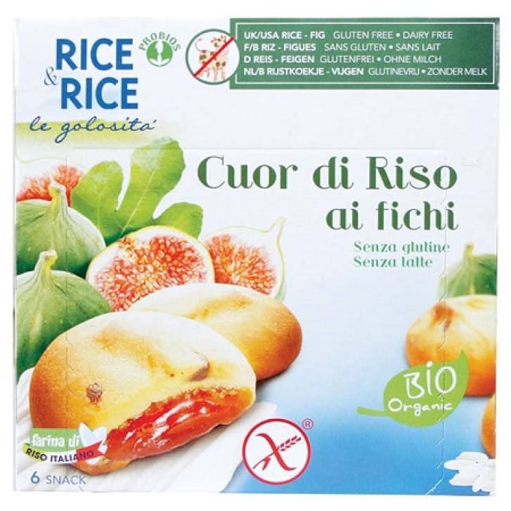 Rice&Rice Cuor Riso Fichi 6 x 33 grammi