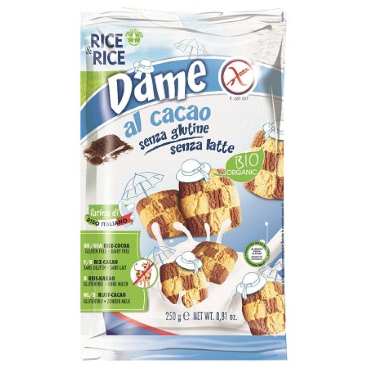 Rice&Rice Dame Riso con Cacao 250 grammi