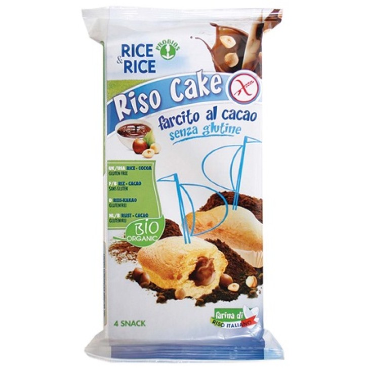 Rice&Rice Riso Cake Cacao 4 x 45 grammi