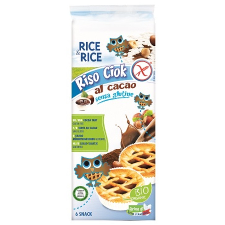 Rice&Rice Riso Ciok Cacao 6 x 33 grammi