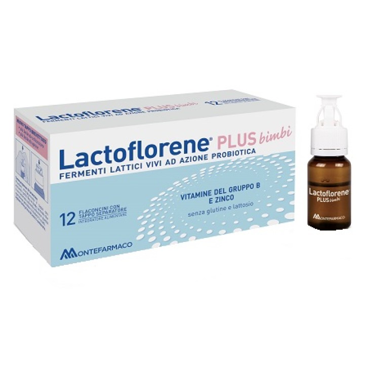 Lactoflorene Plus Bimbi 12 Flaconcini - Integratore Fermenti Lattici