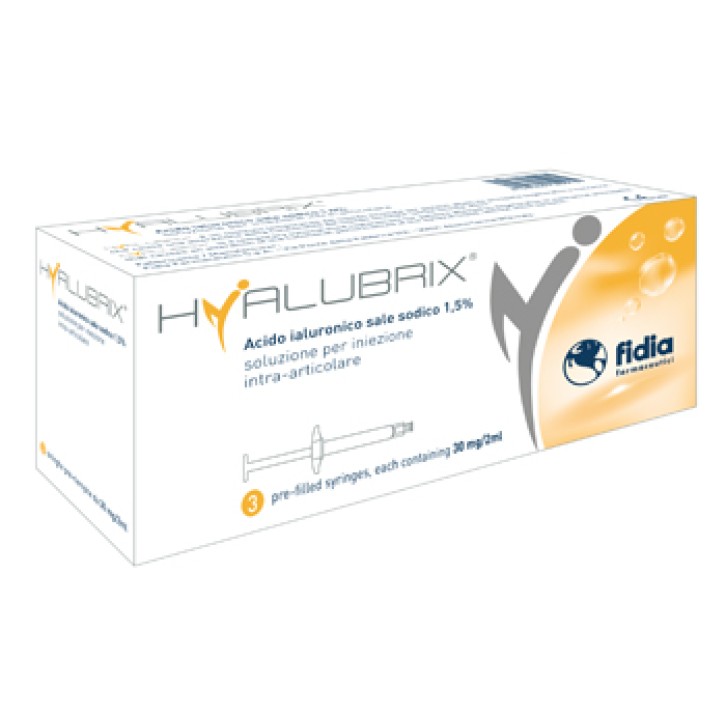 Hyalubrix 3 Siringhe Intra Articolare 30 mg/2 ml
