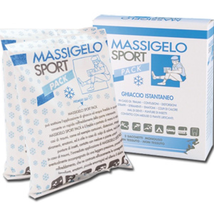 Massigelo Sport Pack Viti Ghiaccio Istantaneo 2 Buste