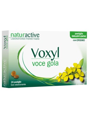 Voxyl Voce Gola 24 Pastiglie - Integratore Emolliente Lenitivo