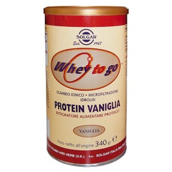 Solgar Protein Vaniglia 454 grammi - Integratore Proteico alla Vaniglia