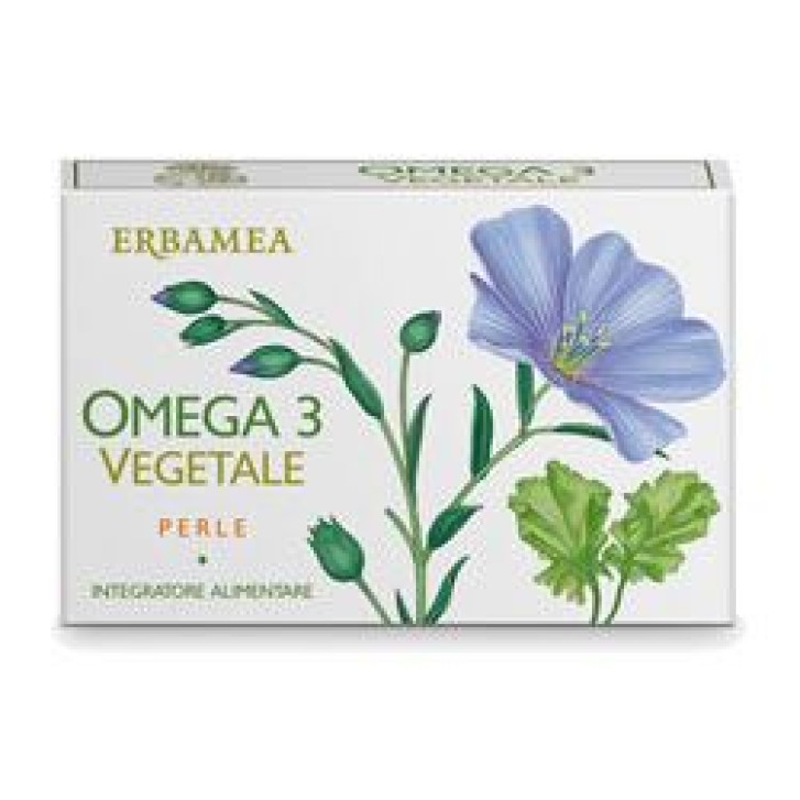 Erbamea Omega 3 Vegetale 30 Perle - Integratore Alimentare