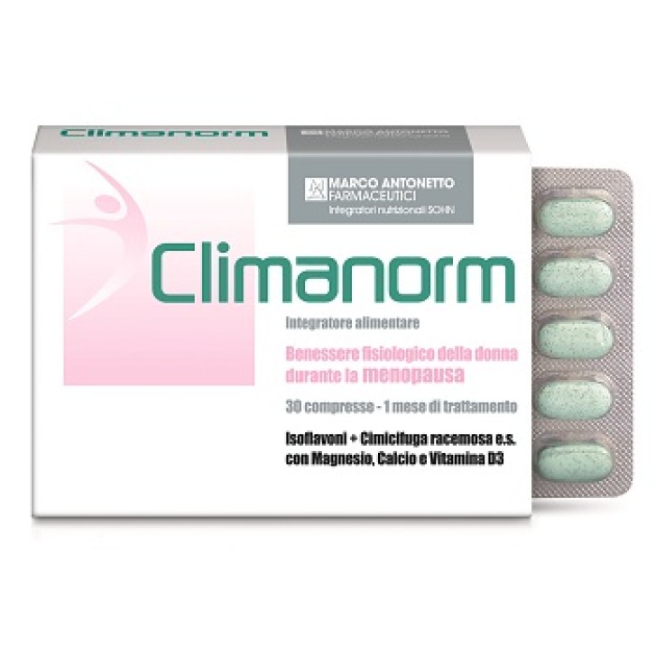 Climanorm 30 compresse - Integratore Menopausa