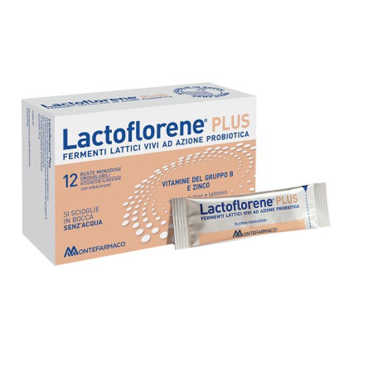 Lactoflorene Plus 12 Bustine - Integratore Fermenti Lattici