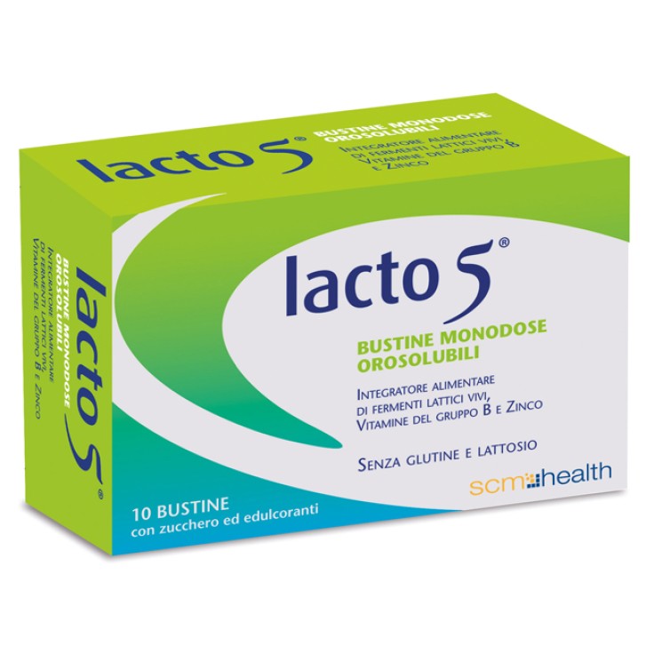 Lacto-5 10 Bustine - Integratore Alimentare